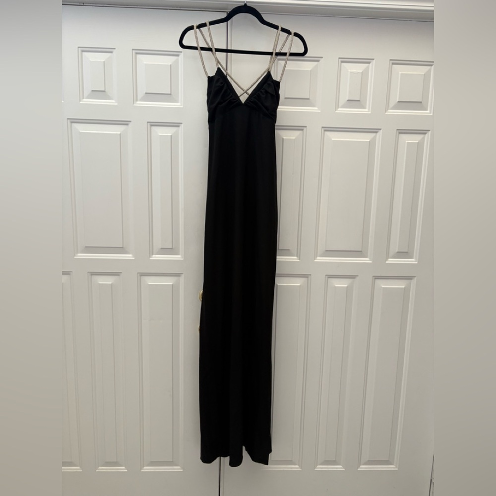 Tanya Taylor Elegant Black Maxi Dress